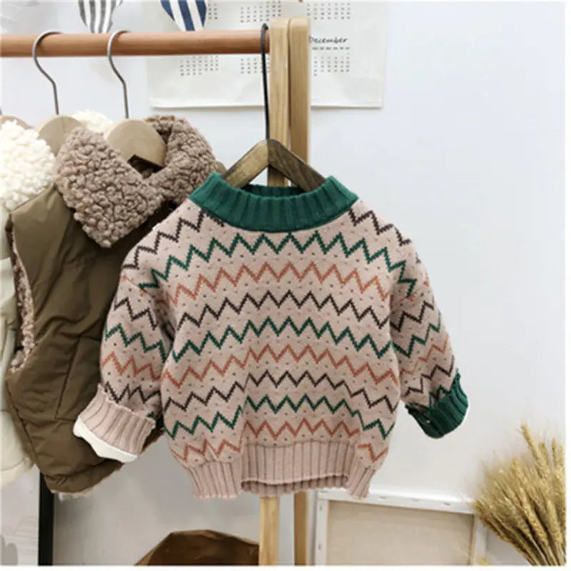 Korean Childrens Clothing - Unisex Baby Sweater